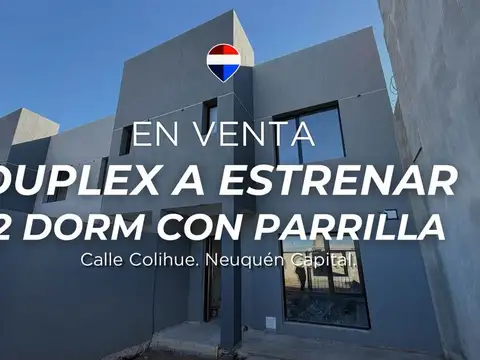 VENTA, DUPLEX 2 DORMITORIOS A ESTRENAR!
