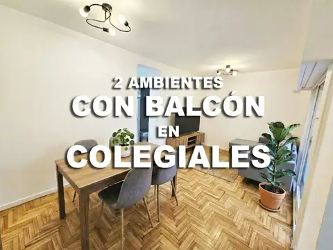 Alquiler Departamento 2 Ambientes con Balcón en Colegiales