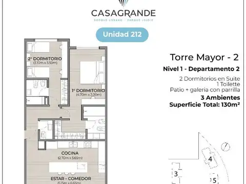 Felipe Boero 4030 , Piso 1