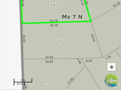 VENTA IMPORTANTE LOTE DE 16X30 CANNING CENTRO IDEAL EMPRENDIMIENTO