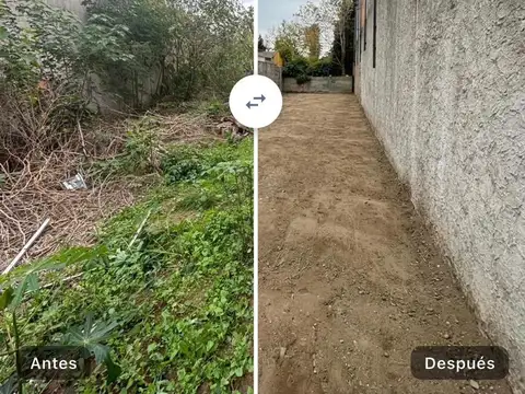 Terreno en Venta 8  mts Frente