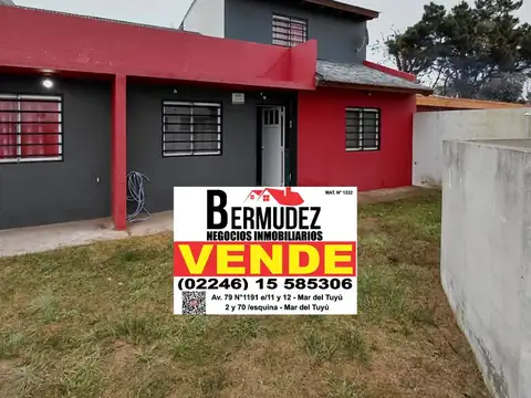 Venta Chalet 3 Ambientes Calle 91 Entre 8 Y 9 Mar Del Tuyu
