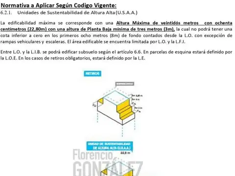 Terreno en Venta en Mataderos, USD 580.000