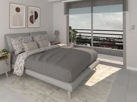 Departamento 2 ambientes con 1 baño