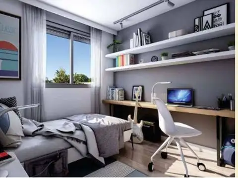 Departamento 2 ambientes con 1 baño