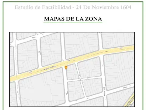 Terreno en Venta 8  mts Frente