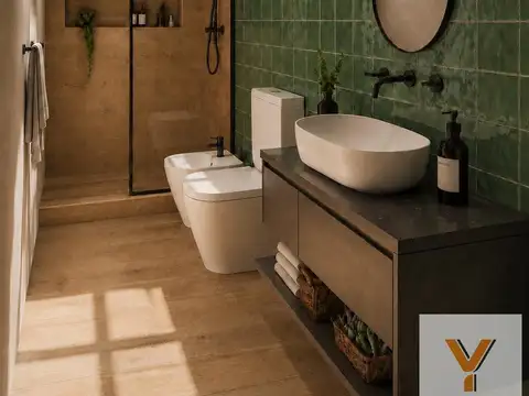 Departamento 2 ambientes con 1 baño