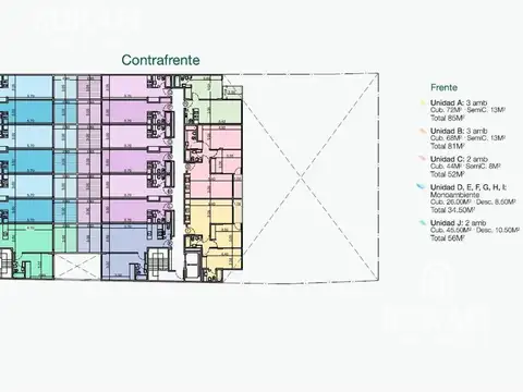 Departamento 3 ambientes con 2 baños