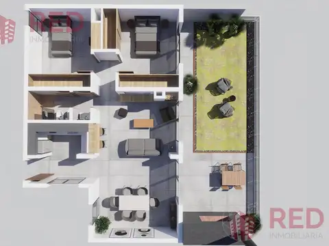 Departamento en Venta de 2 dormitorios