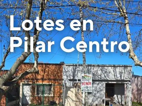 Lotes en venta en Pilar Centro