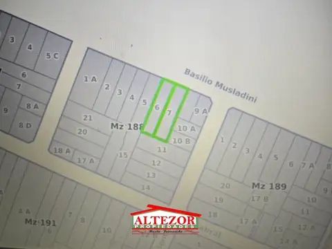 Terreno en Venta de 1,0 m2