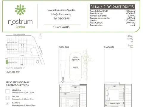VENTA DUPLEX 2 DORMITORIOS NOSTRUM GARDEN