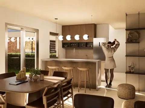 Casa 3 ambientes con 2 baños