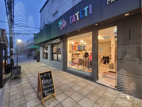 Fondo de Comercio en Venta – ROPA  PARA  NIÑOS . Trayectoria, Rentabilidad y Ubicación Estratégica e