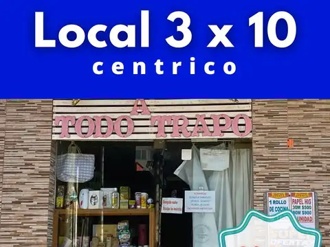 Local 24 mts, a la calle, con baño.