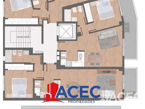 Departamento en Venta de 1 dormitorio