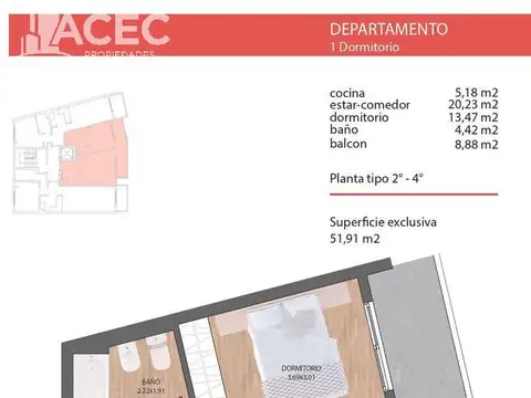 Departamento en Venta en Nuestra Señora De Lourdes, USD 103.447