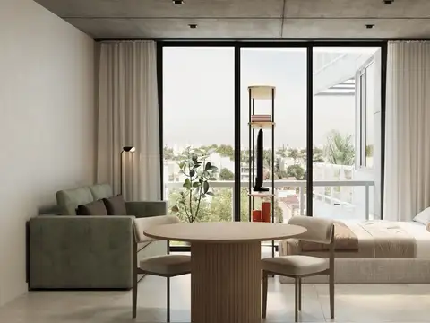 Departamento Monoambiente con 1 baño