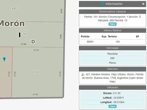 LOTE DE TERRENO EN VENTA  - IDEAL CONSTRUCTOR