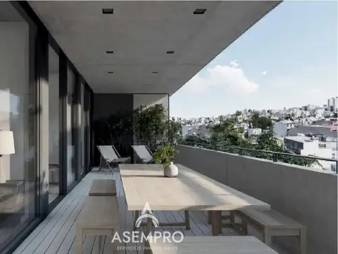 Departamento 3 ambientes con 2 baños