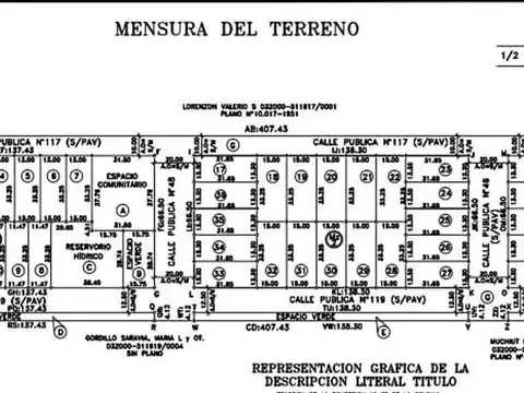 Se vende Lote 14, Financiado, en Loteo Jacaranda