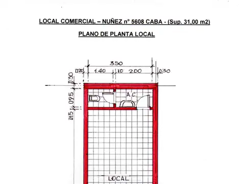 Local en Alquiler 50 años