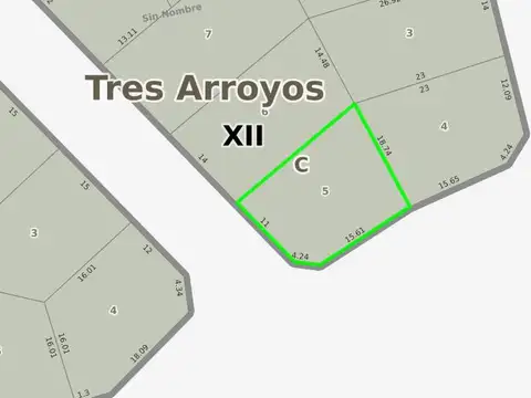 Terreno en Venta en Tres Arroyos, USD 46.000
