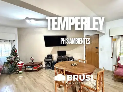 VENTA CASA PH 3 AMBIENTES CON COCHERA Y TERRAZA - TEMPERLEY