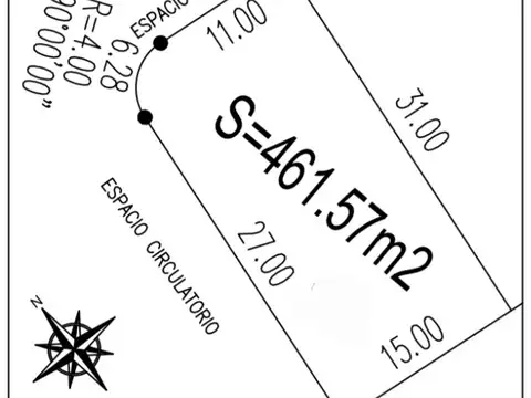 Terreno en Venta de 462,0 m2