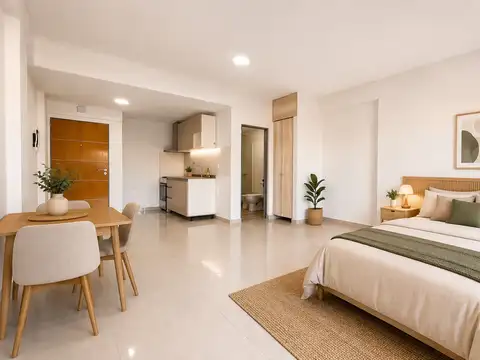 Departamento Monoambiente con 1 baño