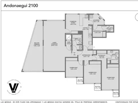 Andonaegui 2100, Piso 14