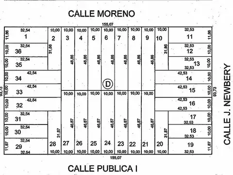 Terreno en Venta de 320,0 m2