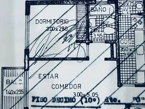 AV CORRIENTES 3800, Piso 10