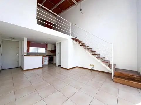 Departamento tipo loft de dos ambientes con balcon
