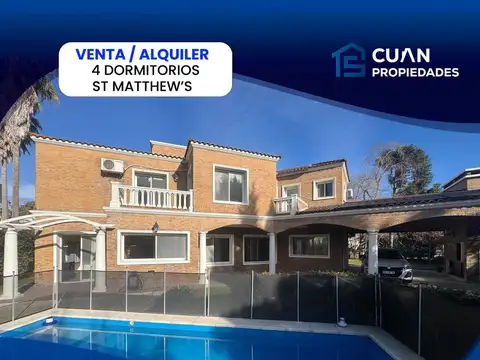 Casa en alquiler Saint Matthews Village - CUAN PROPIEDADES