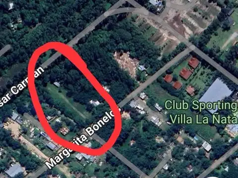 Alquiler comercial terreno con depto monoambiente Villa La Ñata -