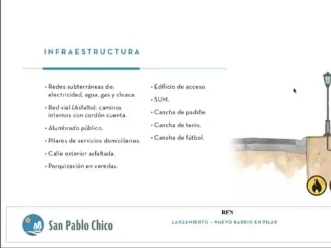 Venta Lote en San Pablo Chico - Precio Final