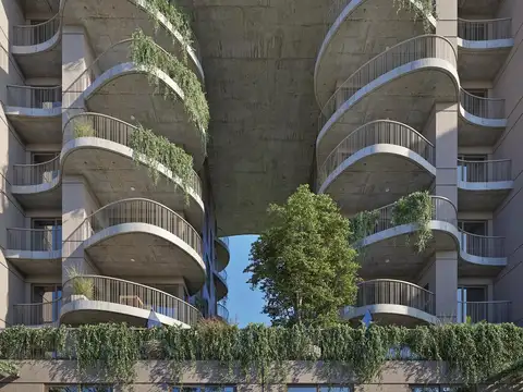VENTA EN POZO DEPARTAMENTO 3 AMBIENTES CON JARDIN