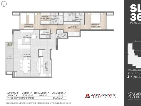 Departamento en Venta en Ramos Mejía, USD 264.554
