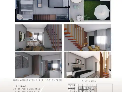 Departamento en Venta de 2 ambientes