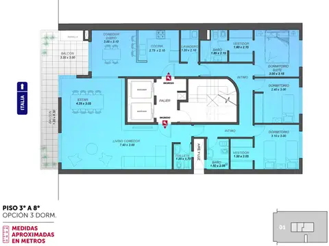 Departamento en Venta en Centro, USD 414.000