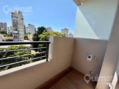 43 m2 - 1 Amb con Parrilla - Exc. Vista abierta - Cocina completa