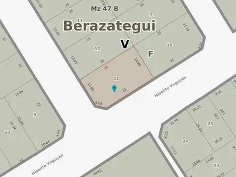 Terreno en Venta de 375,0 m2