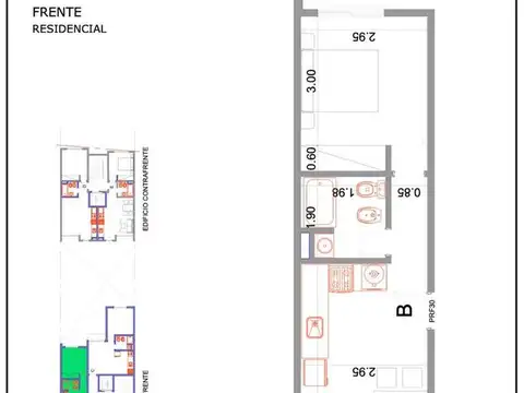 Departamento en Venta de 2 ambientes