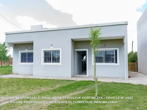 Casa 3 ambientes con 2 baños