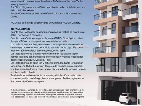 Departamento 2 ambientes con 1 baño