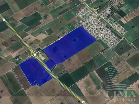 Ruta Nacional 9 y Acceso a Fighiera