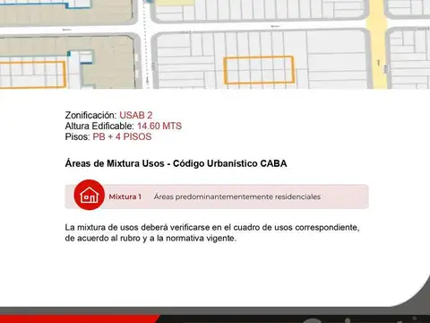 Terreno en Venta en Saavedra, USD 320.000