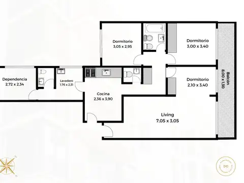 Departamento en Villa Crespo - 4 amb c/dep - Apto credito