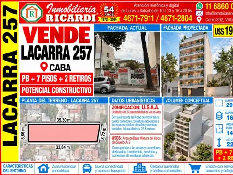 DESCOLADO INMUEBLE VIEJO - lote de terreno de 8.66x34.64